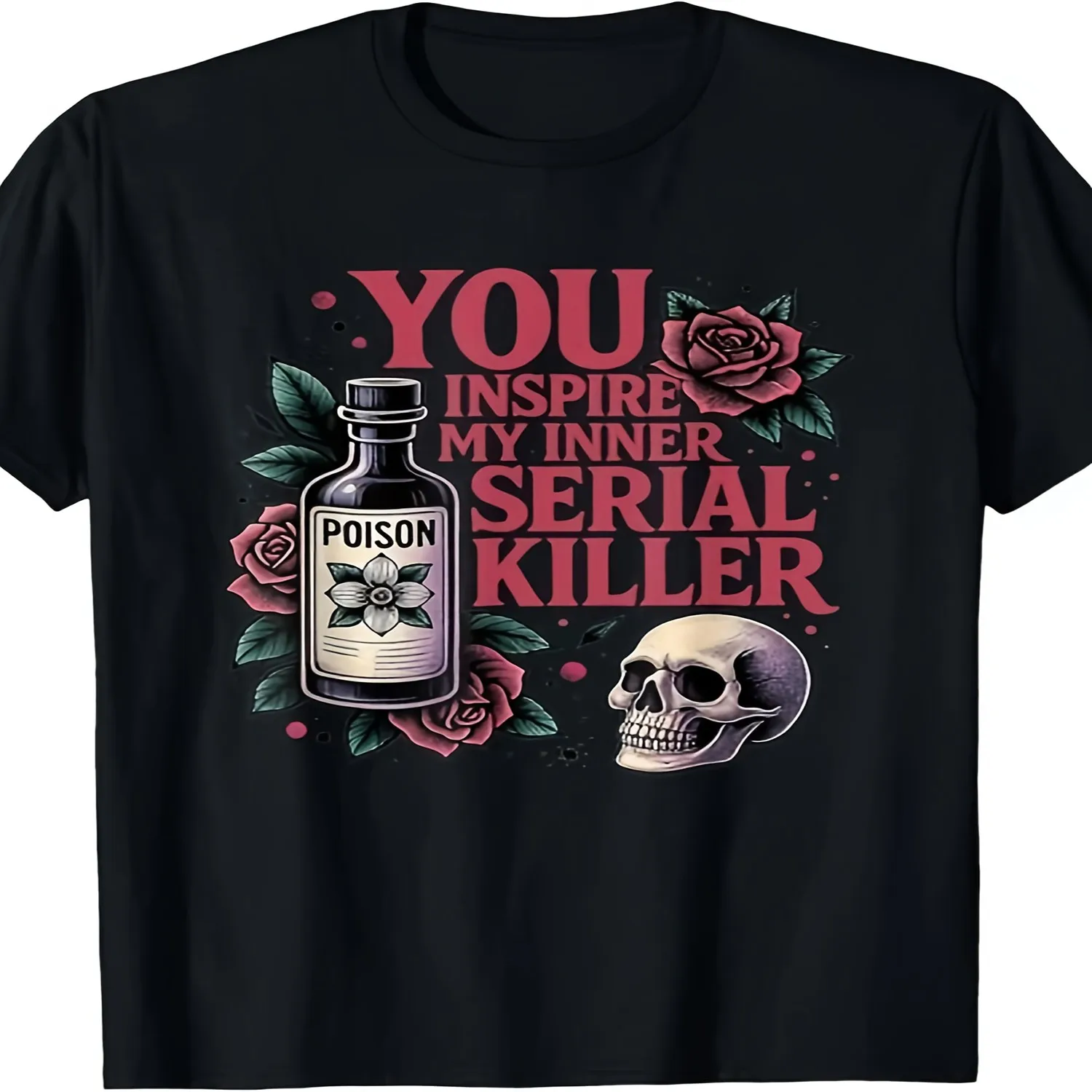 Serial Killer Spooky Season T Sh T-Shirt, Hoodie, SweaterSame Style for Men and Women 2025 Summer Short-sleeved Printed T-shirt Pure Cotton 220G Short Sleeve T Shirt, Birthday Gift Tee
