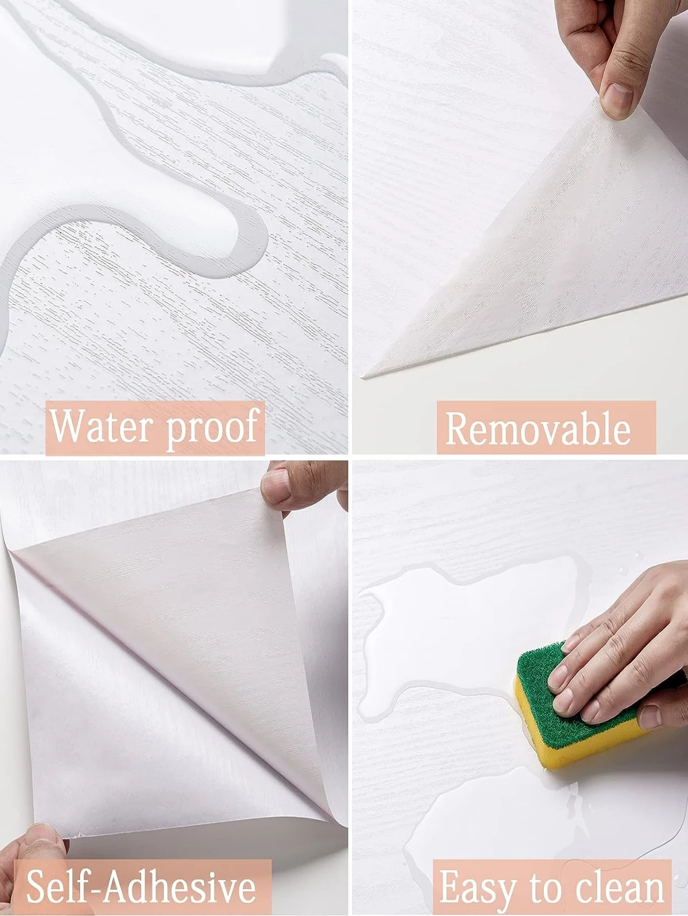 6 m wasserdichte, selbstklebende Vinyl-Tapeten, Rolle, Möbel, Schränke, PVC, dekorative Folie, Holzmaserung, Aufkleber für DIY-Heimdekoration – Detail 18