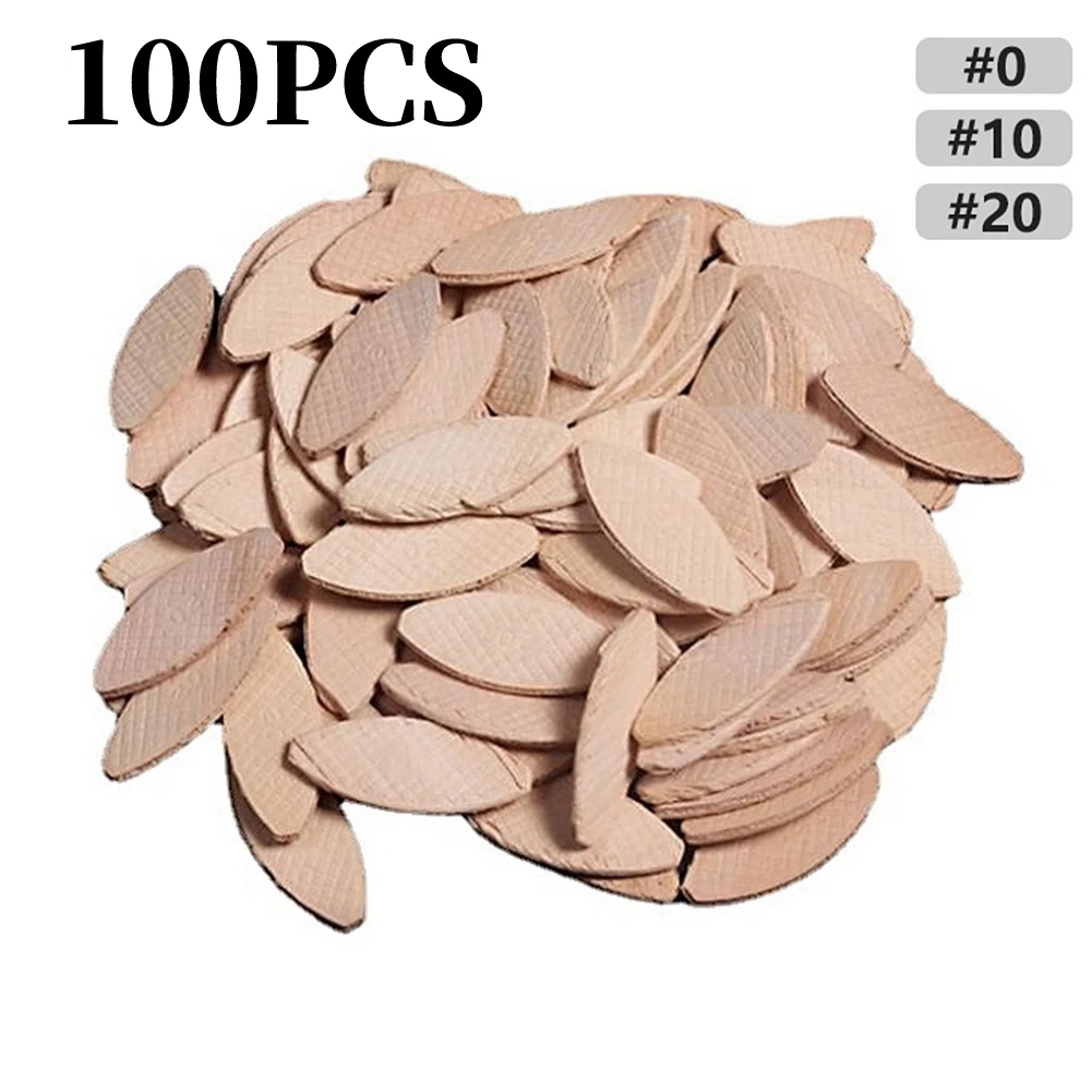 Assorted Woodworking Biscuit Jointer, Biscoitos De Madeira, Peças De Tenon, Artesanato, No. 0, 10, 20, 100Pcs