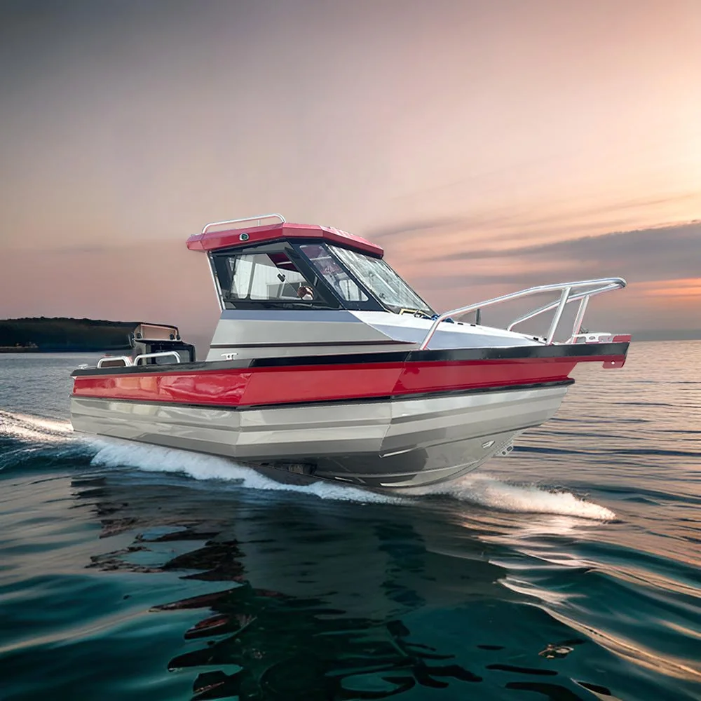 

Sport Fishing Boat 6m Center Console Boat With Motor 6 Passengers China Luxury Yacht 530KG Aluminium Boats 5-6m Fishing