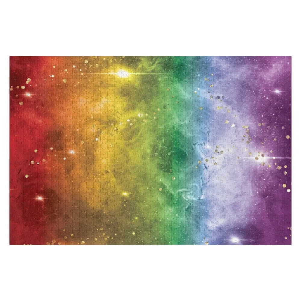 Rainbow Galaxy Jigsaw Puzzle Wood Animals Wooden Adults Customized Kids Gift Wood Adults Puzzle