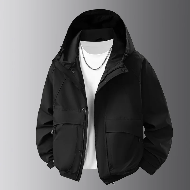 

Весенне-осенняя мужская уличная высококачественная модная куртка для спорта и отдыха, модная красивая спортивная куртка для бега