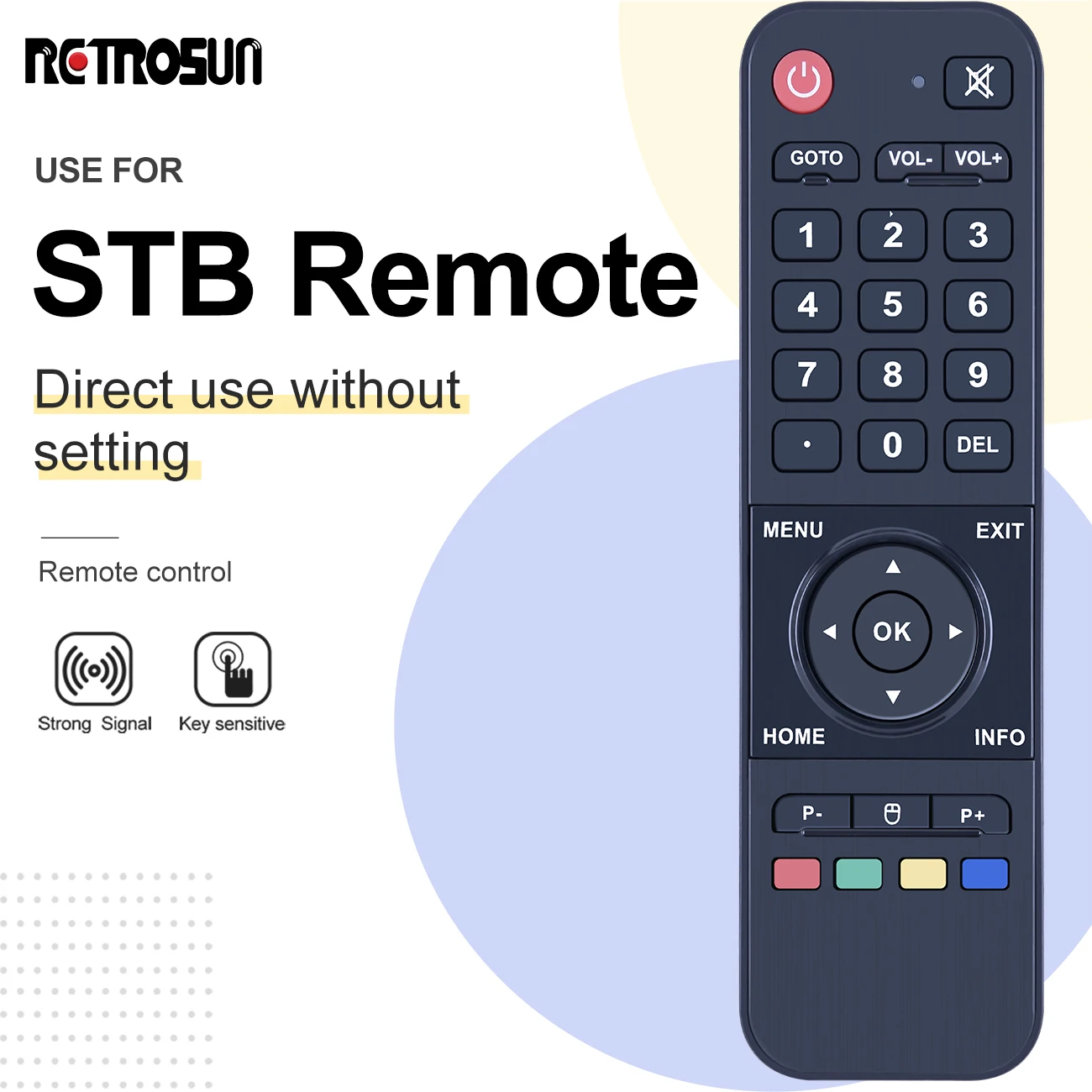 New Remote Control for HTV HTV2 HTV3 HTV4 HTV5 HTV6 HTV7 IP-TV5 IPTV5 TV  HDTV Box