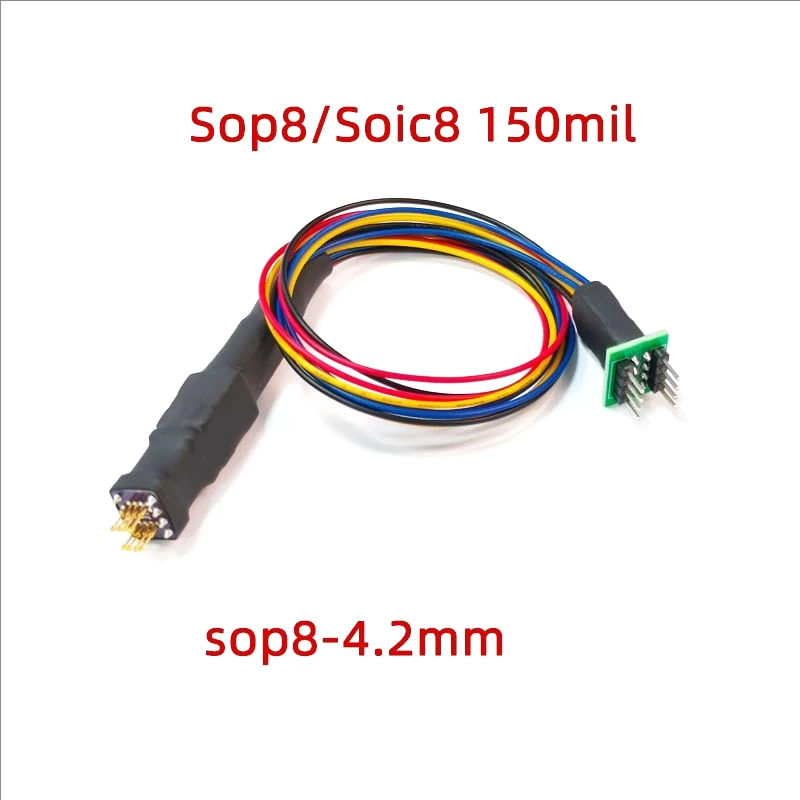 

Кабель для программирования горения, тестовый зонд, пружинная игла, SOP WSON SOIC TSSOP8 SPI FLASH bios, быстрая вспышка