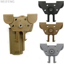 Tactical Mag Gun Holster Molle Attachment Adapter for GL 17 M9 1911 Pistol Holster Plate Carrier Paddle Vest Adapter Hunting