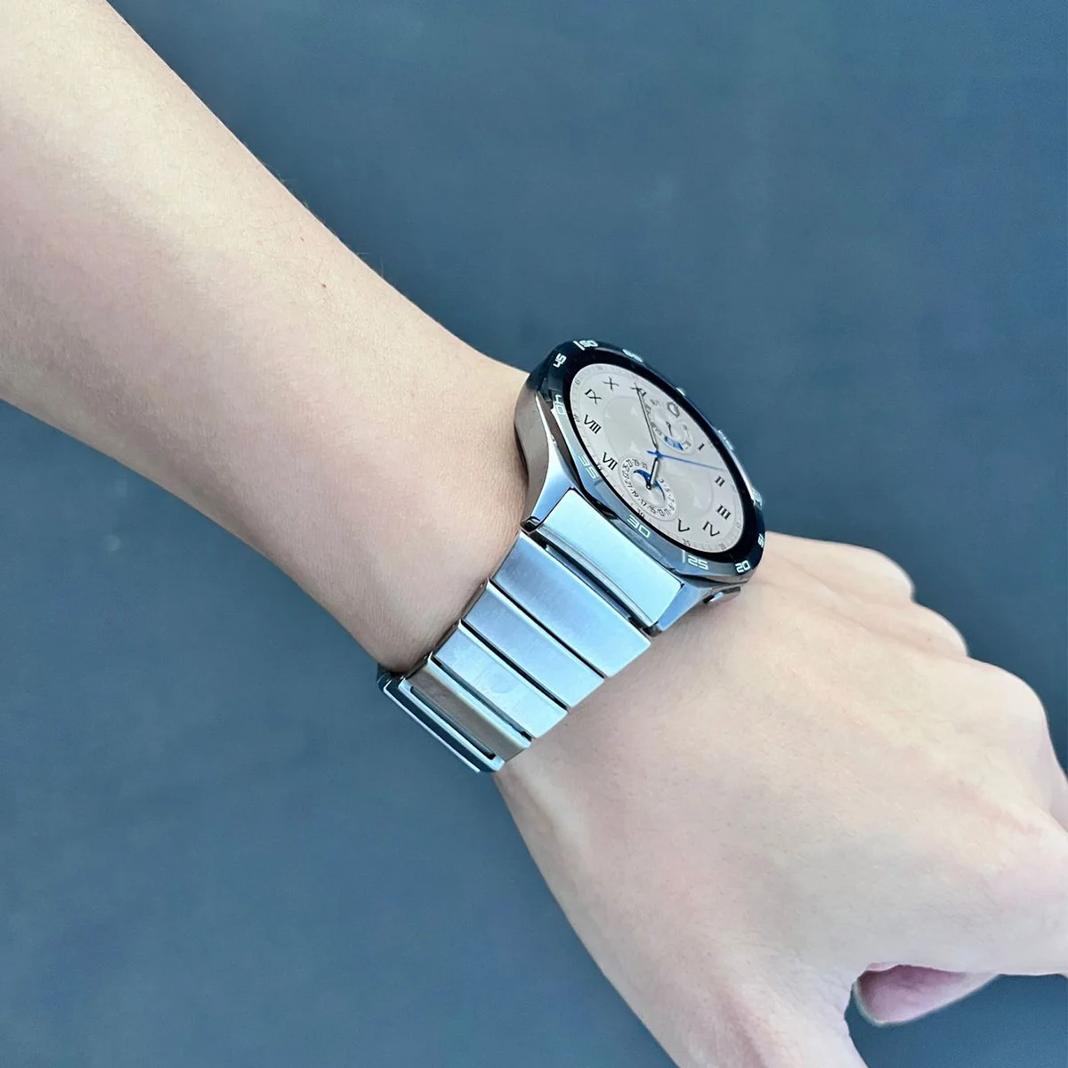 No Gaps Original Metal Strap for Huawei Watch GT4 46mm Stainless steel replaceable wristband Correa for Huawei GT5 46MM Bracelet image 2