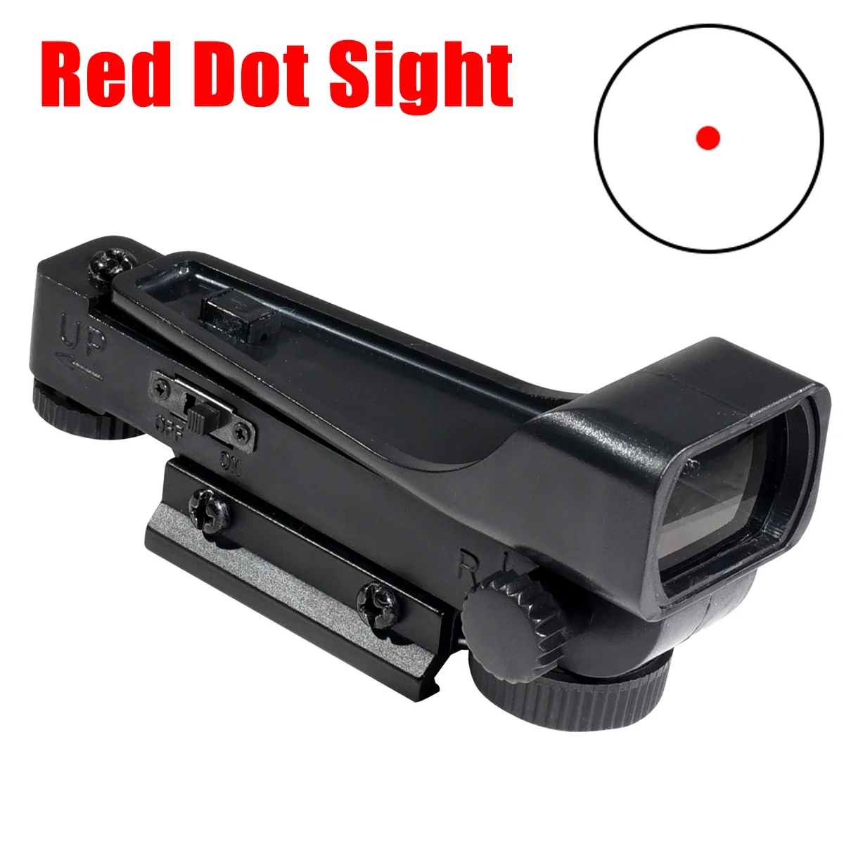 

Оптический прицел Red Dot для страйкбола, рефлекторный прицел для игр в страйкбол, для охоты на открытом воздухе, для игр в CS, для планки 20 мм