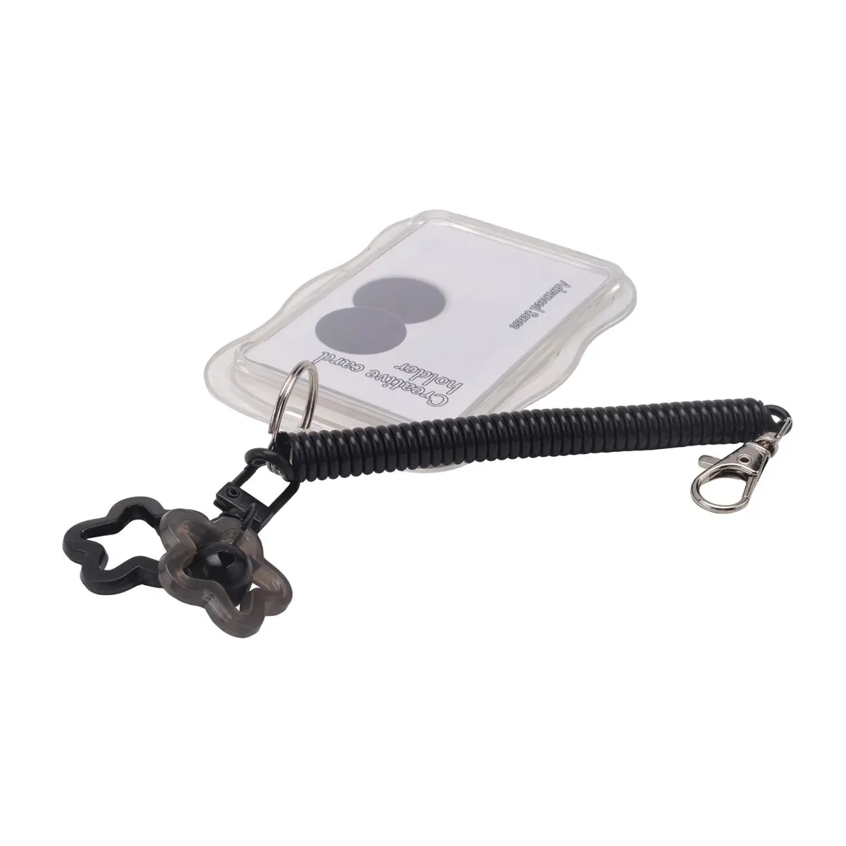 ✼Photocard Holder Transparent Card Holder Keychain Photo Sleeves Bus Card Student Card Case Photo Protector