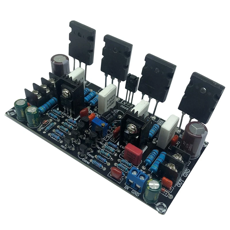 

Hot Sale4x Mono Power Amplifier Board 1943+5200 High Power 200W After Tube Amp Board