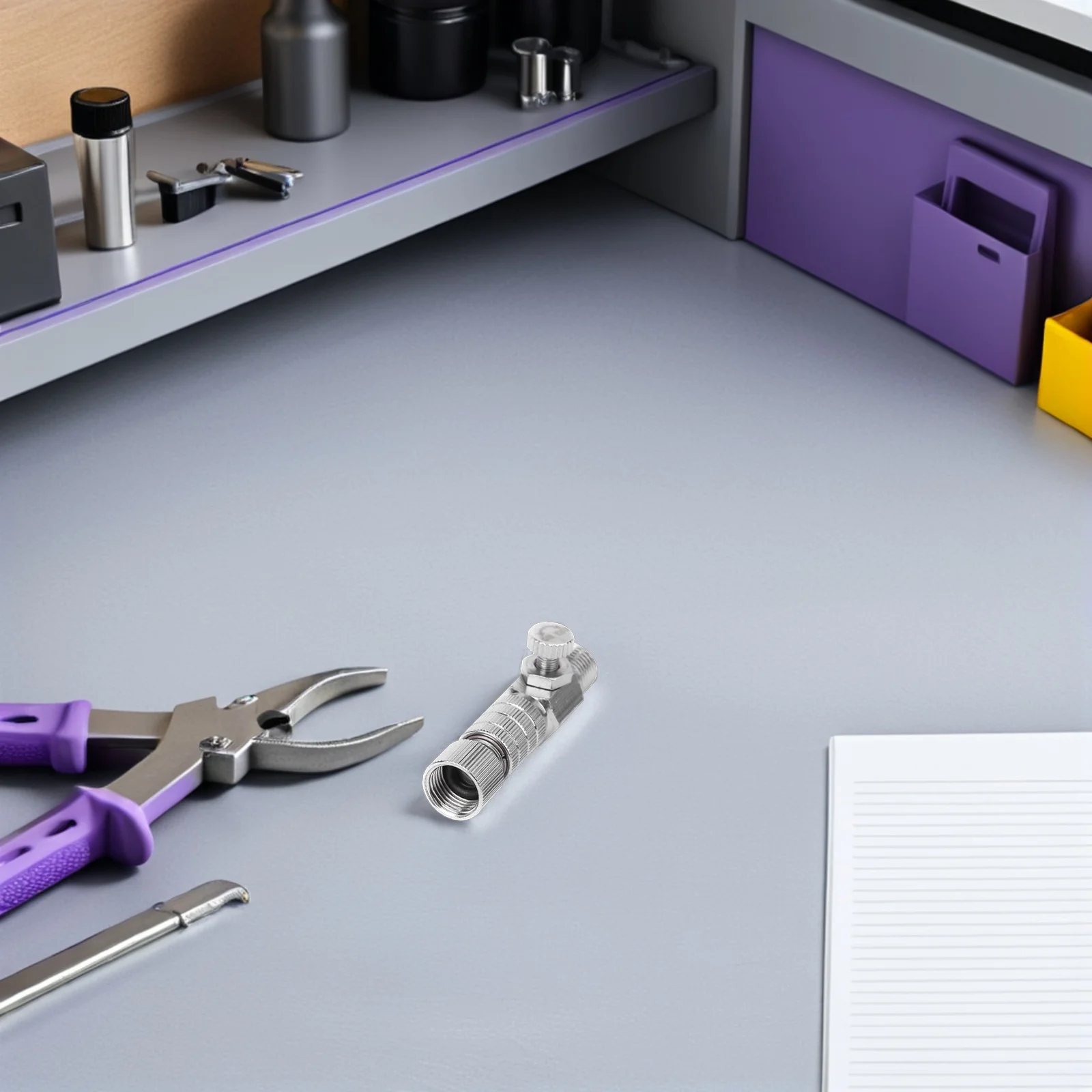 Airbrush Connector Quick Release Coupler 1 8 Inch Spray Gun Disconnect Adjustable Airflow Control Multiple Airbrushes Hose