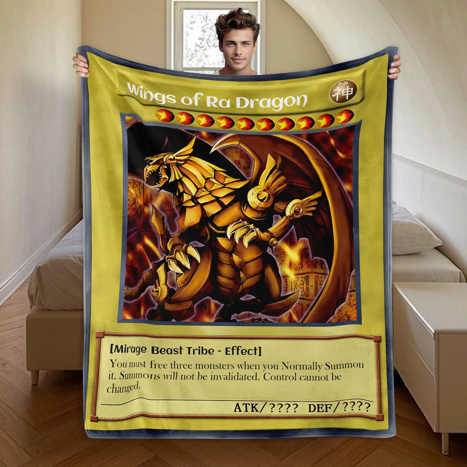 

Custom Tapestry With Your Design Picture Anime Yu Gi Oh Blanket Valentines Day Gifts For Kids and Friends Home and Decoration