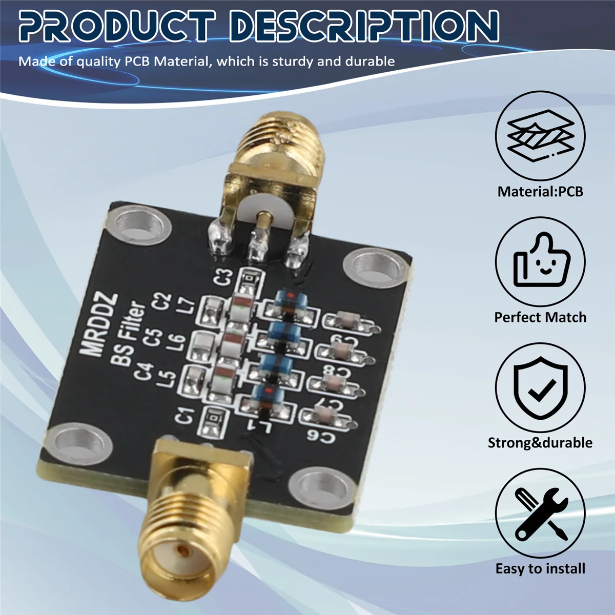 ABGN وحدة تصفية Bandstop 88-108MHZ FM الفرقة وقف تصفية 70-120MHz لمضخم راديو لحم الخنزير مكافحة التدخل FM