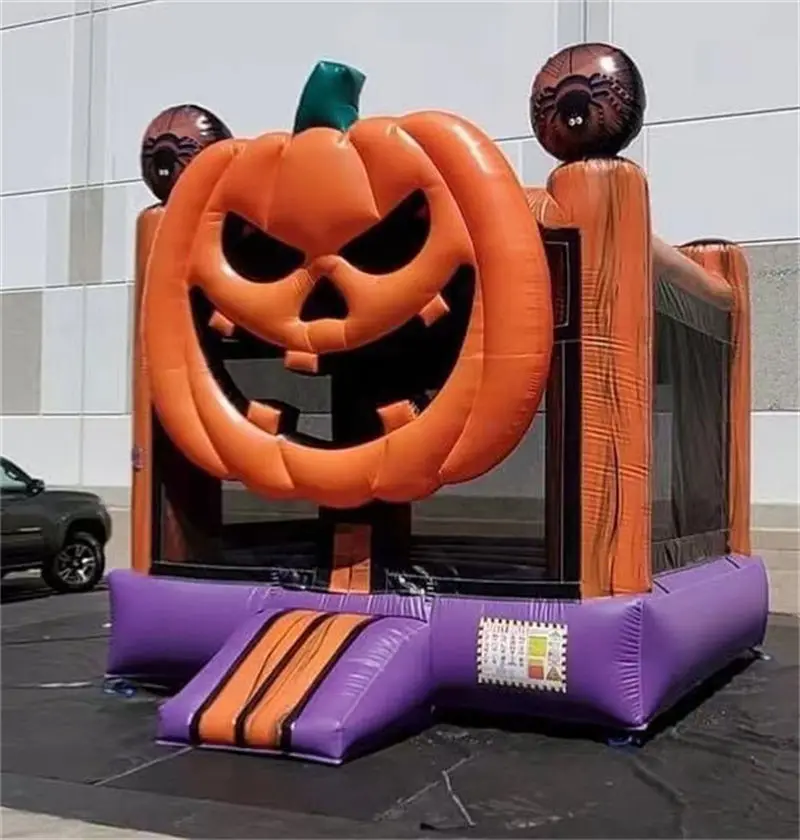 Halloween 3D Pumpkin House Inflatable Accessories Outdoor Giant Bouncy Castle