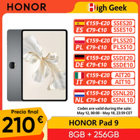 HONOR Pad 9 Tablet Global Version 12.1inches Screen Snapdragon 6 Gen 1 13MP Rear Camera 8300mAh Battery BT5.1 Eight speakers
