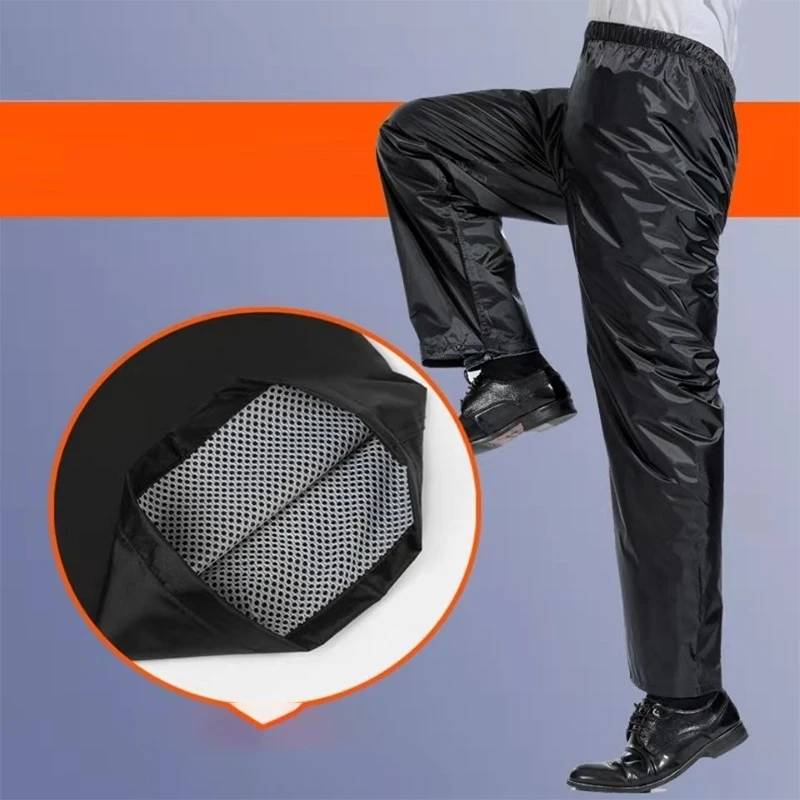 Motorcycle Motorbike Rainproof Single Pants Waterproof Unisex Riding Fishing Adult Outdoor Fishing Breathable Wear Rain Pants