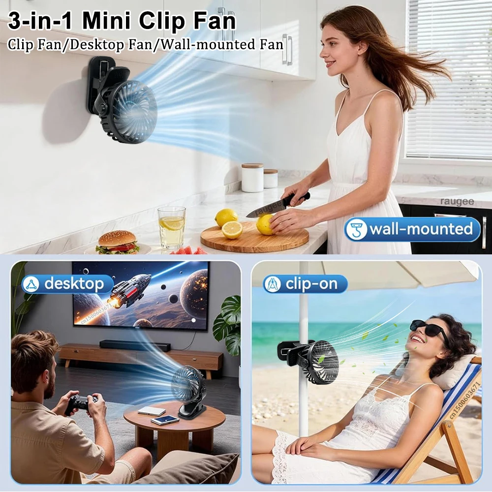 Tragbarer Clip-Ventilator, Min – Outdoor Camping Misting Fan Bewertung und Preis