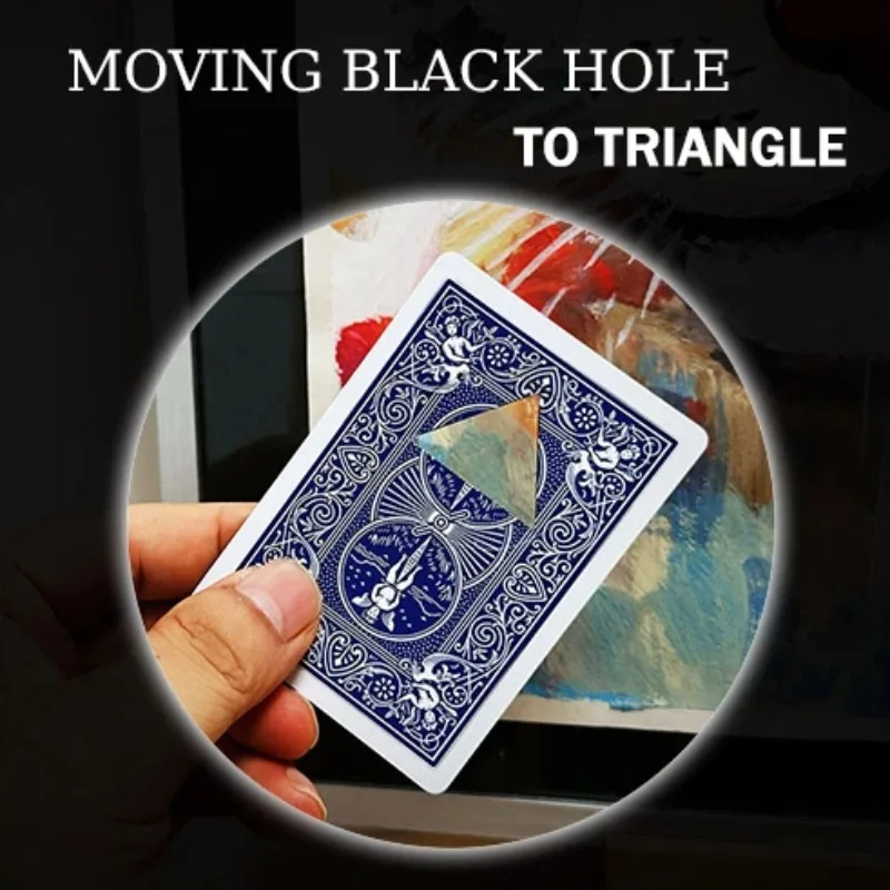 Shape-Shifting Black Hole Magic Instant Triangle Transformation Moving Black Hole to Triangle Magic Tricks Close-up Illusions