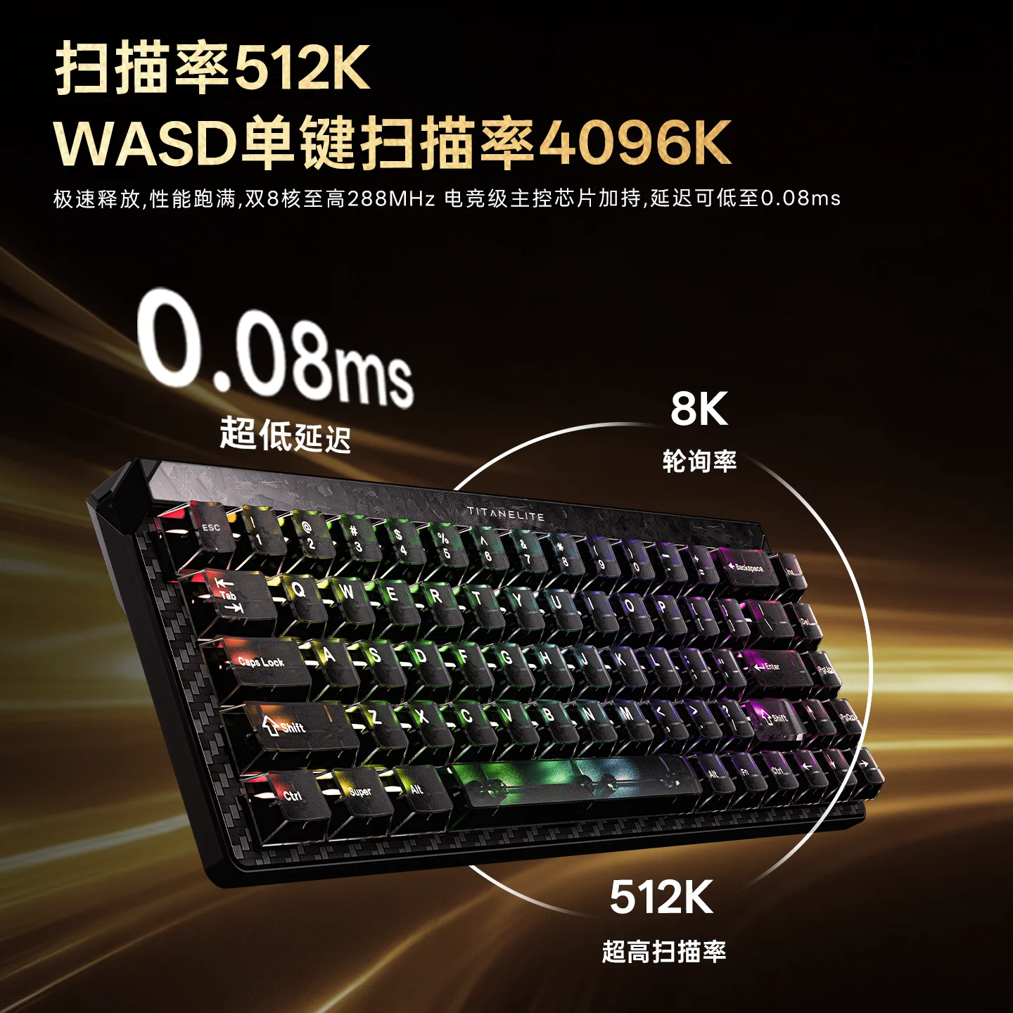Fdd Madlins Titan68 Turbo Gaming Magnetic Shaft Keyboard Low-Latency Mechanical Keyboard For Gaming Birthday Gift