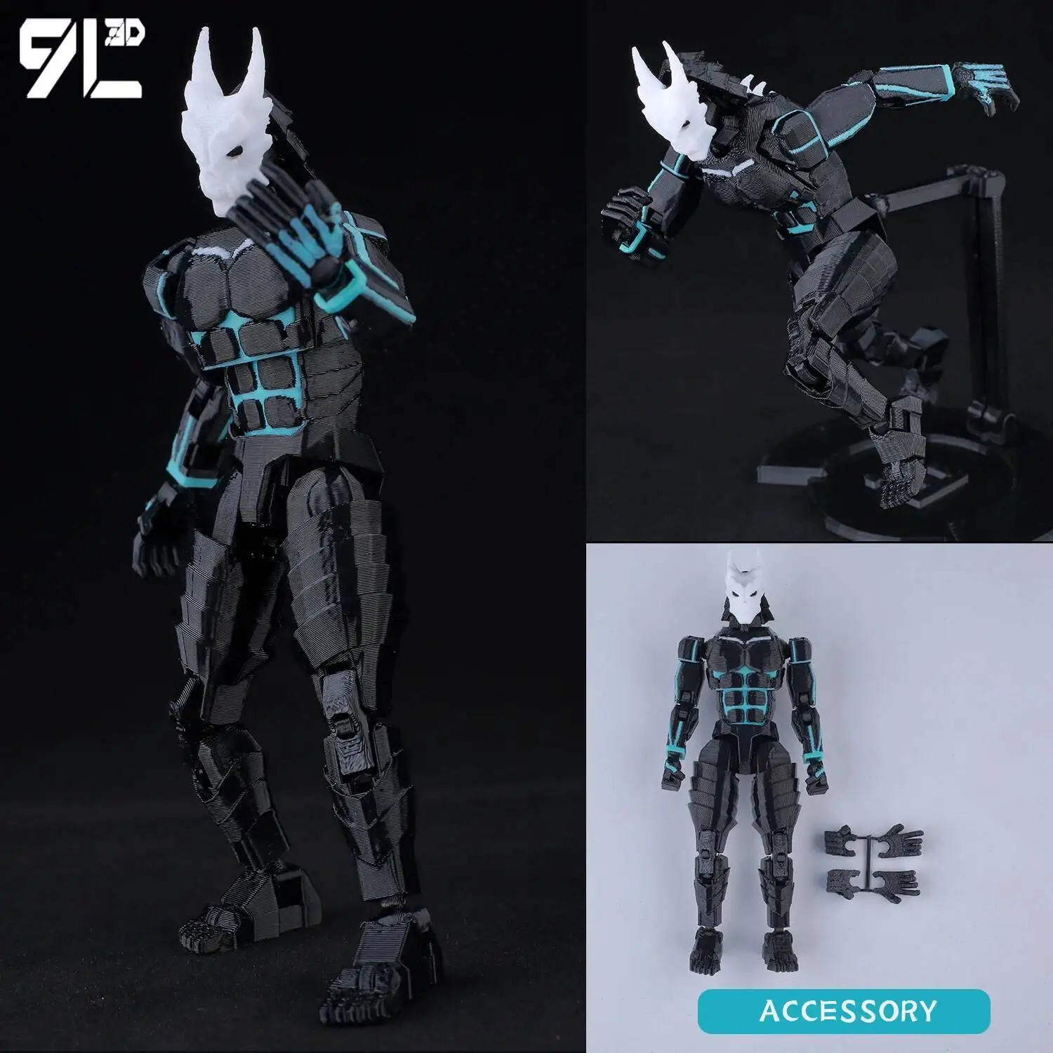 9L3D プリント ジョジョの奇妙な冒険 ラッキー13 ダミー13 タイタン13