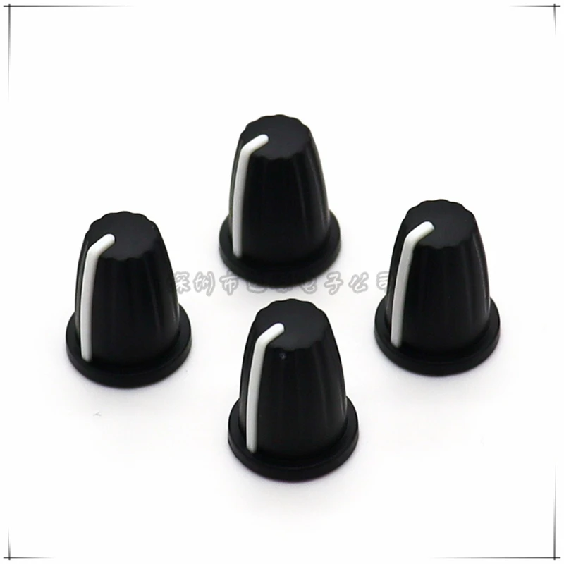 5PCS Soft rubber Cap mixing consoles knob cap potentiometer knob diameter 16.5MM height 19MM D Shaped 90°/180°  Inner Hole 6mm