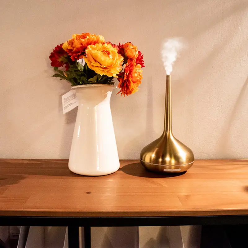 신형 럭셔리 향기 방향제 실린더형 아로마 기계 에센셜 오일 컬럼형 가습기 아로마 디퓨저