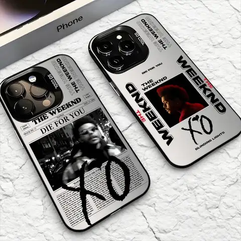Xo XO The W-Weeknd Phone Case For IPhone 17 16 15 14 13 12 11 Pro Max Air Matte Laser Aurora Shockproof Funda