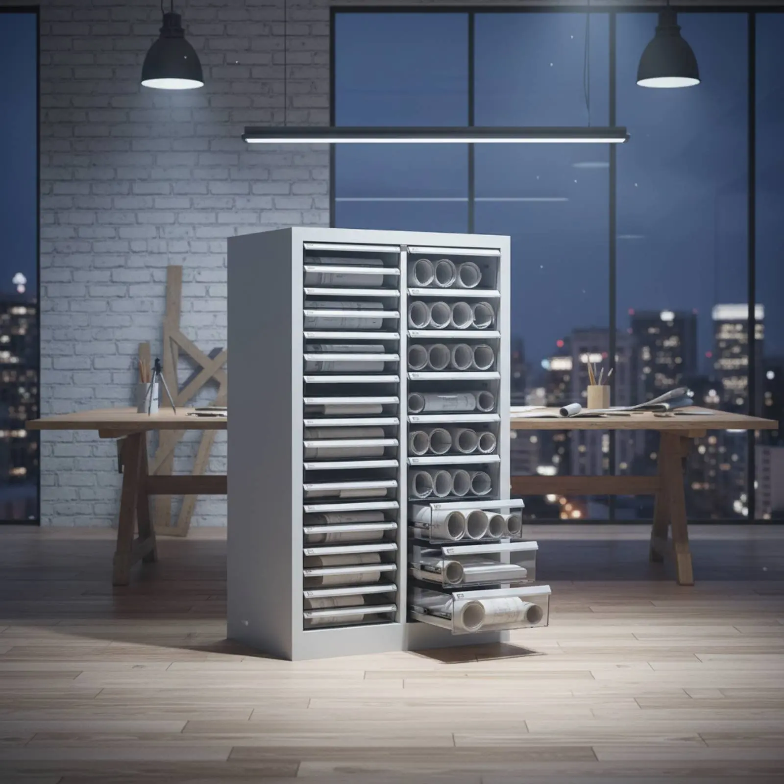 Stationery Organizer Cabinet Multi-Layer Drawer Storage Cabinet Metal Heavy Duty for Study Room view 3