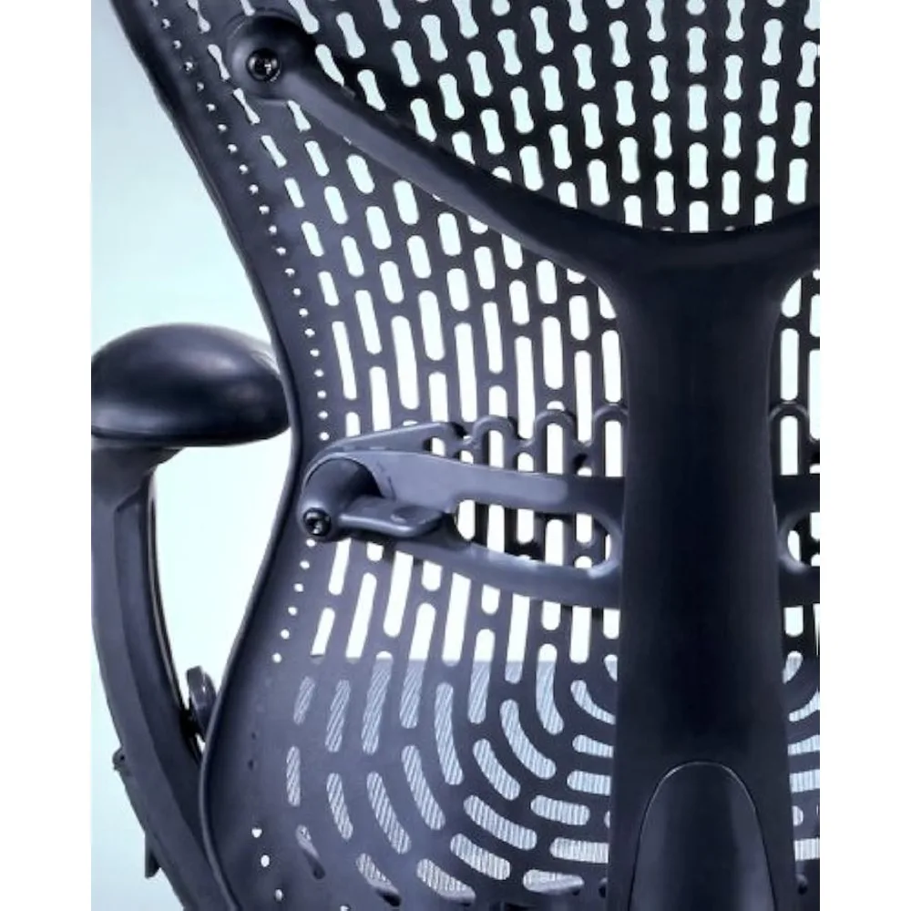 كرسي مريح مميز بالكامل مع إمالة أمامية، أذرع قابلة للتعديل، مقعد أمامي مرن، محدد إمالة، دعم قطني، مناسب لـ Ha