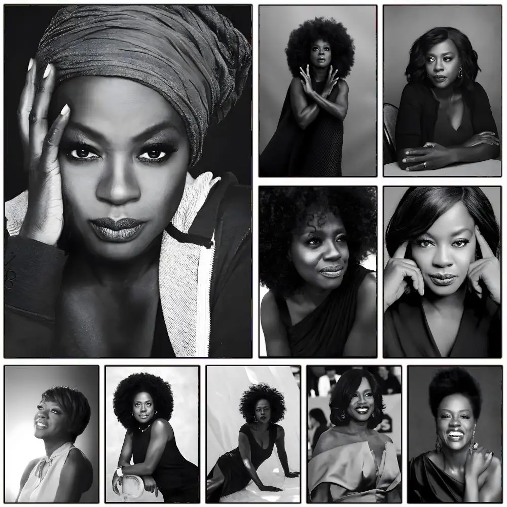 Viola Davis Poster Wall Art Print Decorative Mural Home Decor Gift Unframed
