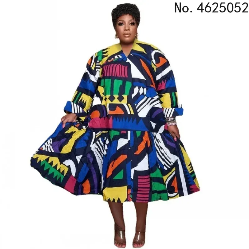 

New Style Classic African Dresses For Women Dashiki Summer dress Dress Ladies Traditional African Clothing Dreaes
