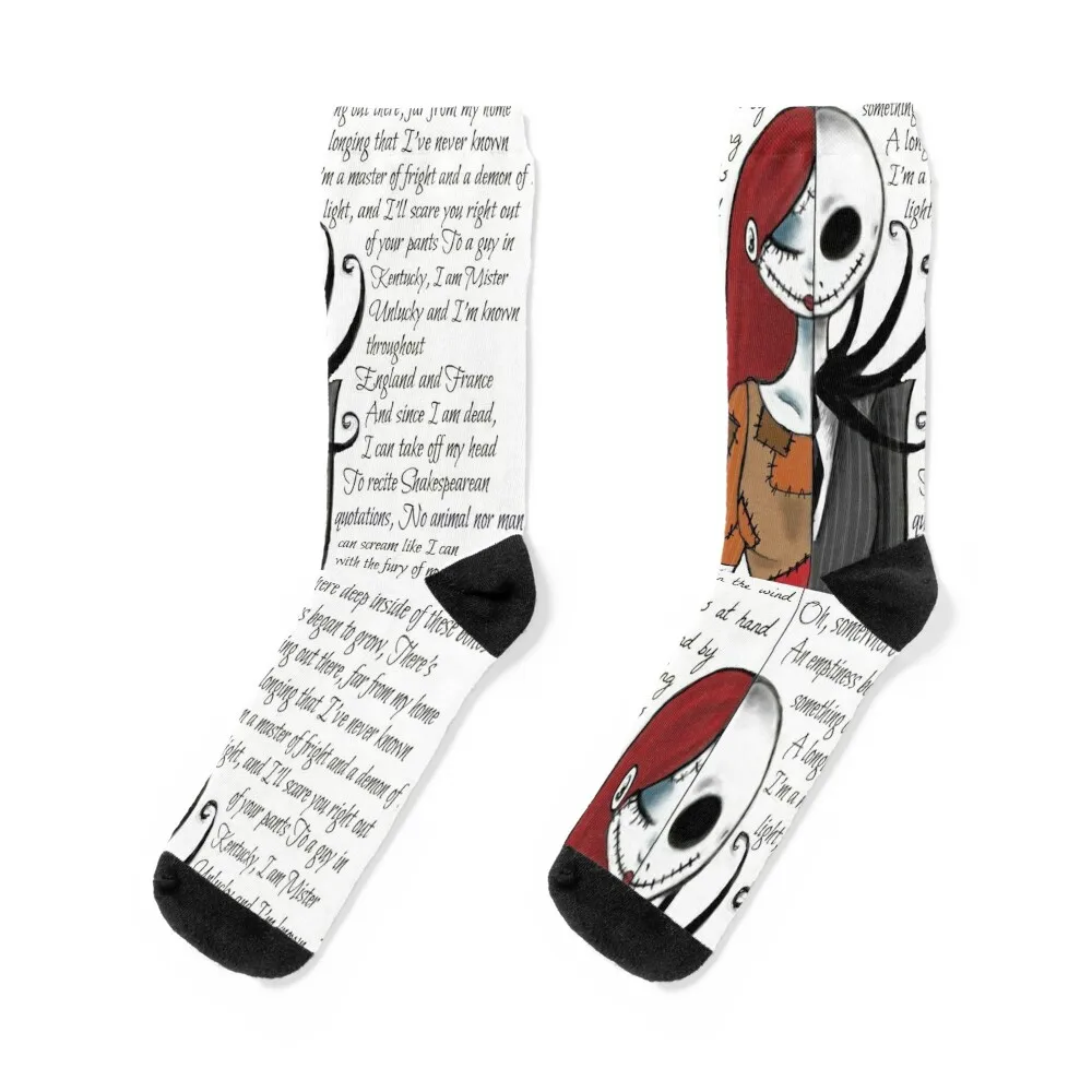 

Nightmare Before Christmas Socks loose halloween aesthetic Thermal man winter Ladies Socks Men's