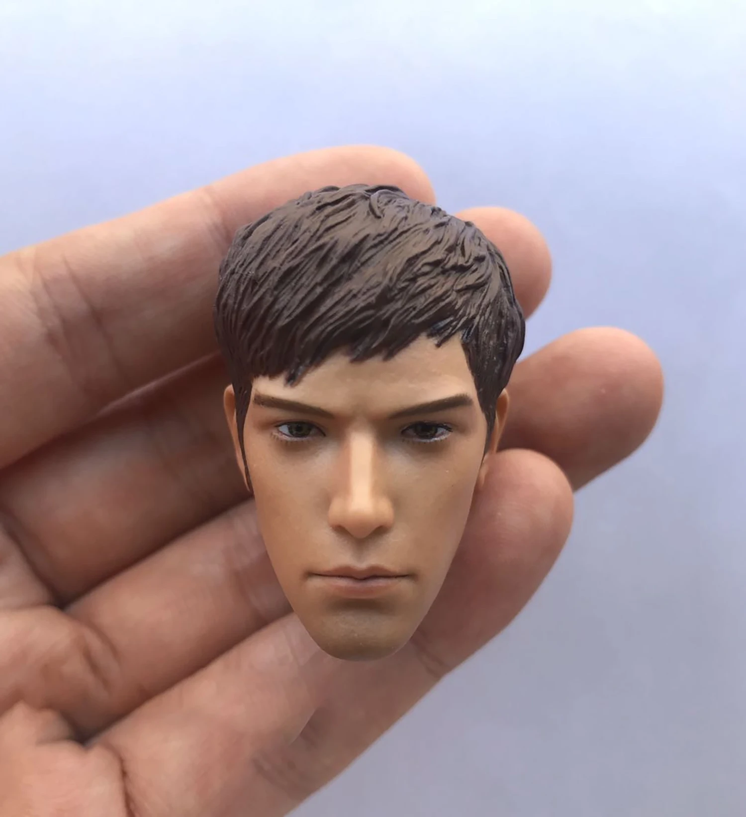 

1/6 Scale Speedboy Hair Monk Head Carving Sculpt Model Toys