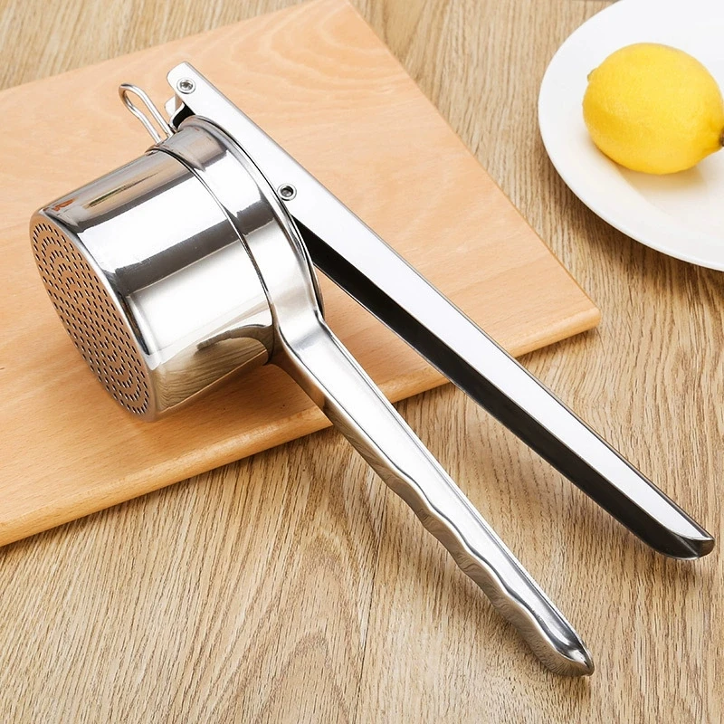 Kitchen Fruit Vegetable Tools Manual Stainless Steel Oranges Juice Presser Squeezers Reamer Potatoes Masher