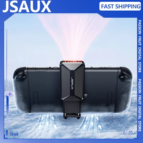 Ventilador de refrigeración JSAUX para Nintendo Switch2 sistema de refrigeración con Clip ultrasilencioso con ventilador de refrigeración de aire de velocidad ajustable accesorio móvil