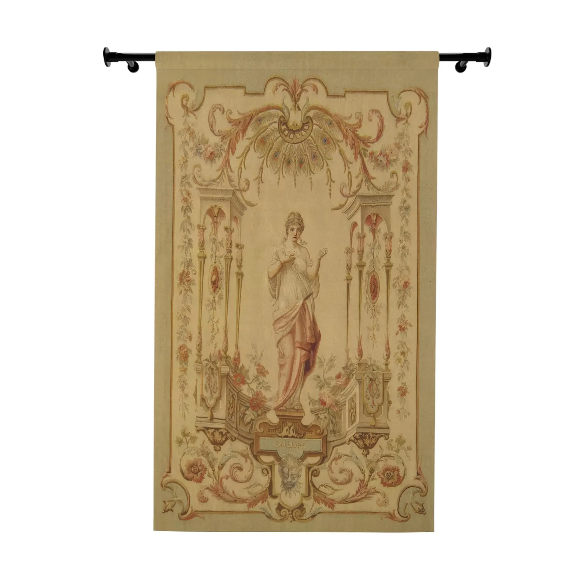 Elegant Antique Gold Toned Drapery Curtains for Living Room Home Decor Window Panels