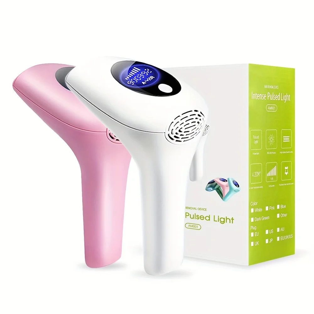 999,999 IPL Body 8 Gears Pubic Bikini Handheld Gun Laser Hair Removal Epilator for Women Permanent Photoepilator Depiladora