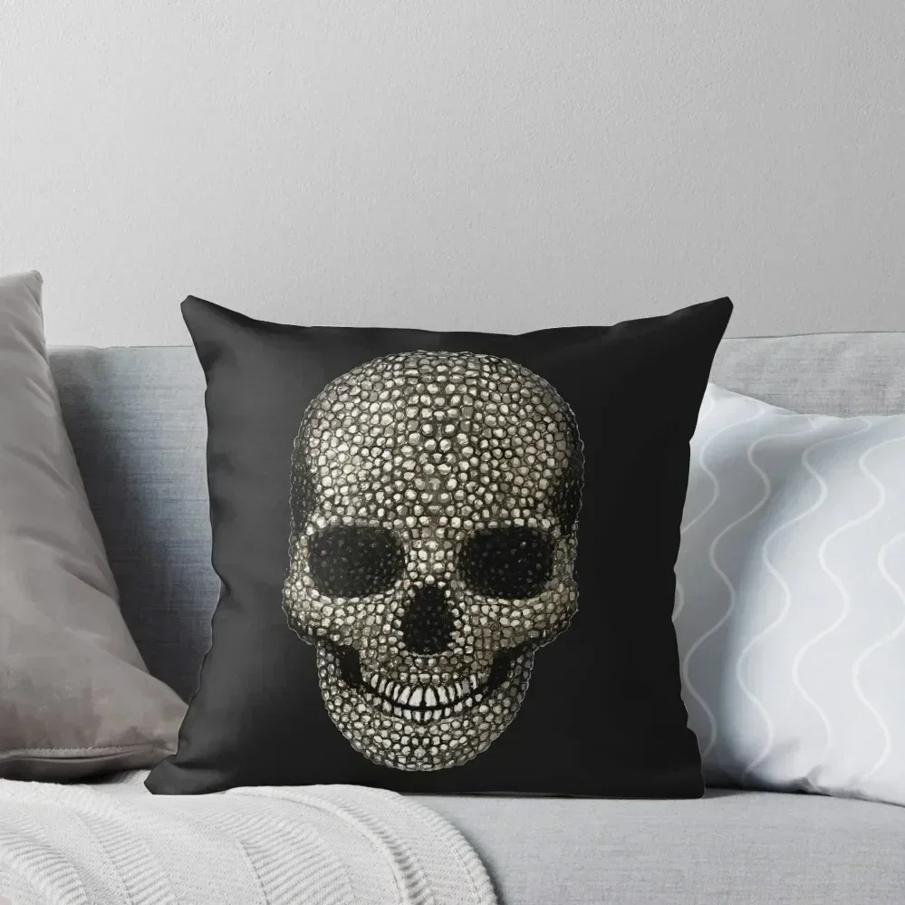 

Beaded Skull Throw Pillow Christmas Pillows Christmas Pillow Cases autumn pillowcase pillow