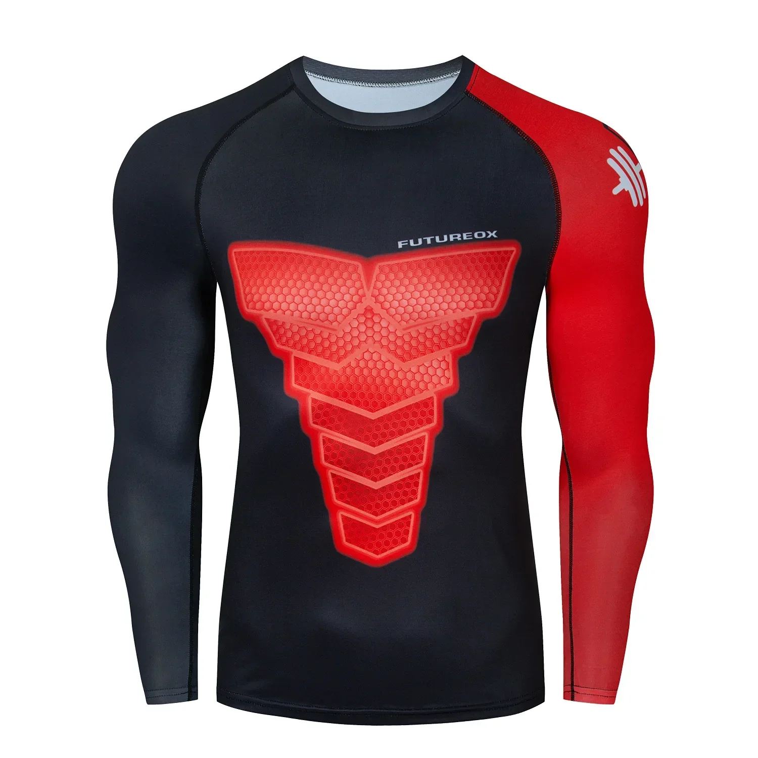 Roupas de ciclismo para homens compressão esportes apertados manga longa calças superiores ternos treino treinamento ginásio terno fitness conjunto