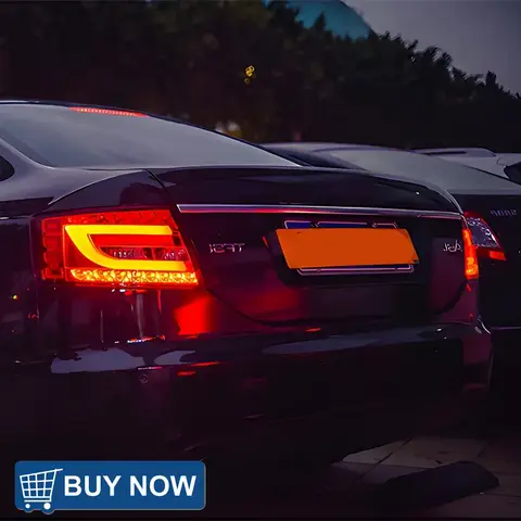 아우디 A6 C7 A6L S6 2005-2008 자동차 미등 어셈블리 업그레이드 LED 다이나믹 블링크 턴 자동 후면 후면 램프 액세서리
