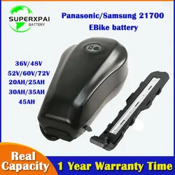 21700 Lithium Battery Pack  48V 60V 72V 20AH 25AH Large Capacity Tank Electric Bike battery with charger