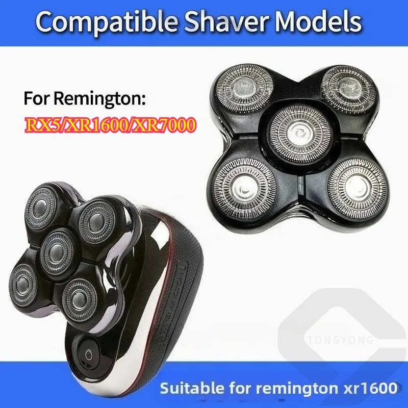 5D Remington RX5/XR7000/XR1500 Head Blade Smart Razor Accessories New Men'S Multi-Function  Washable Rotary Barber Shaver Razor