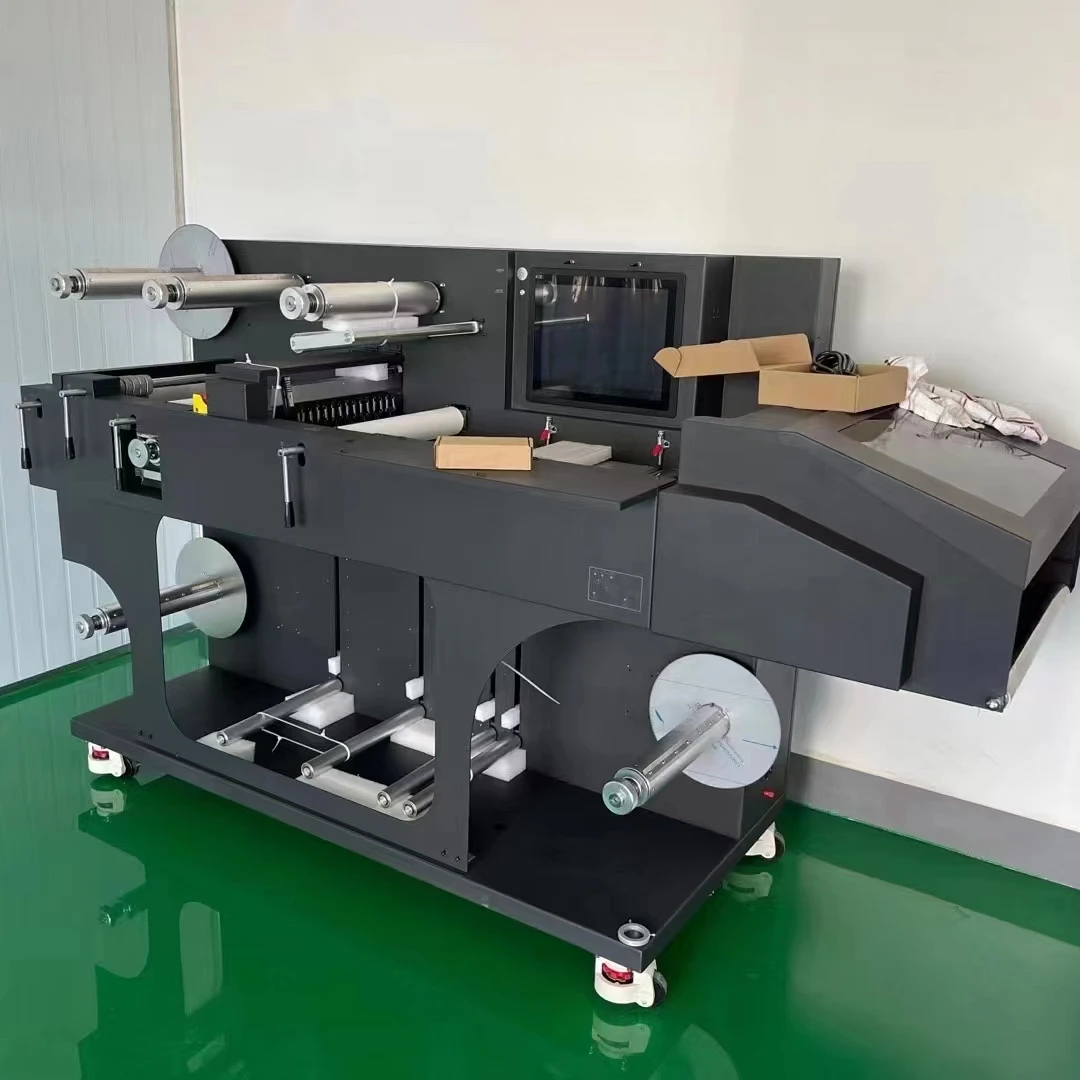 Roll to Roll Digital Label Printing Machine Colour Print Label Die Cutting Machine Color Sticker Printer Machine for Product