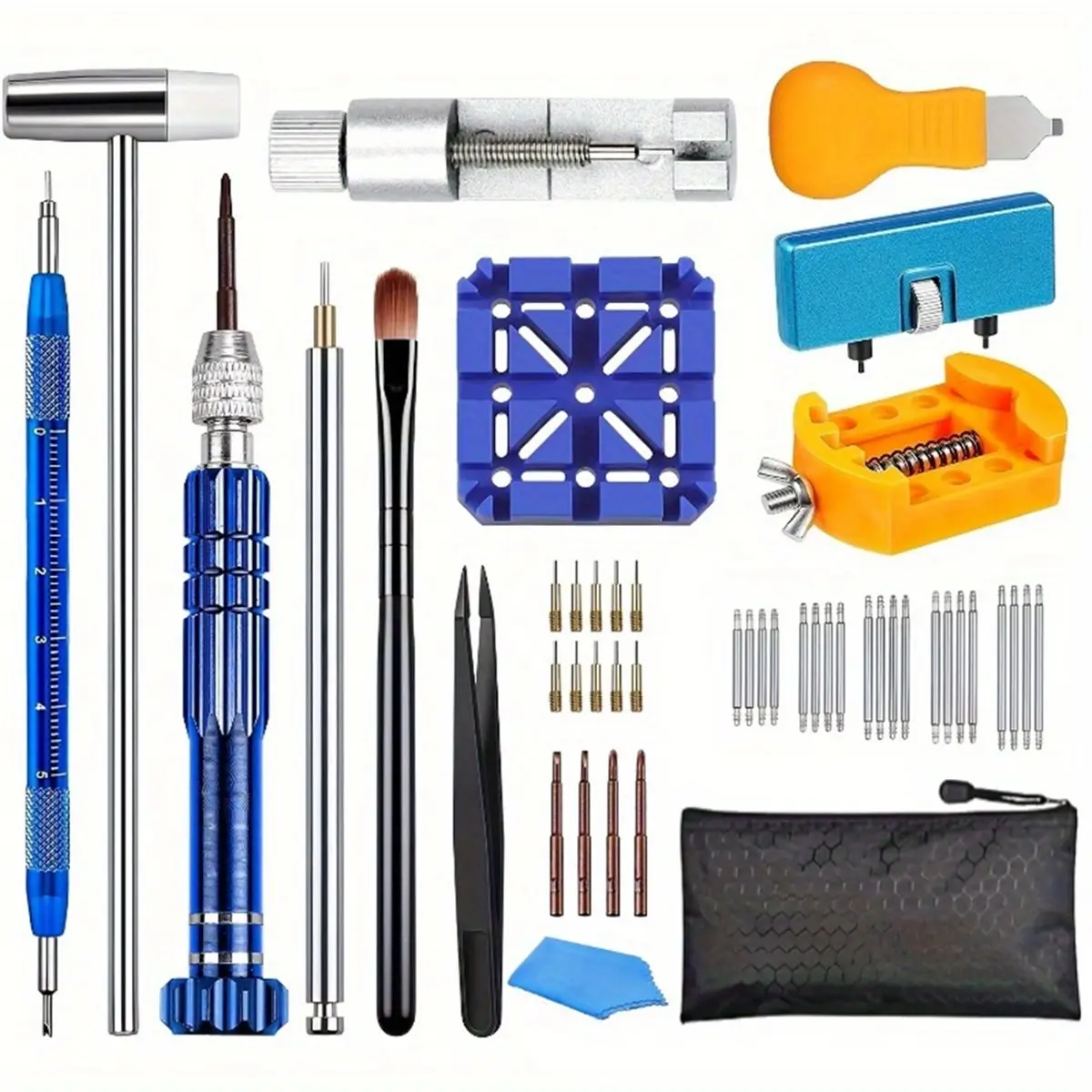Watch Repair Tool Kit for Watch Battery Replacement & Watch Link Watch Repair equipments Plastic+Metal