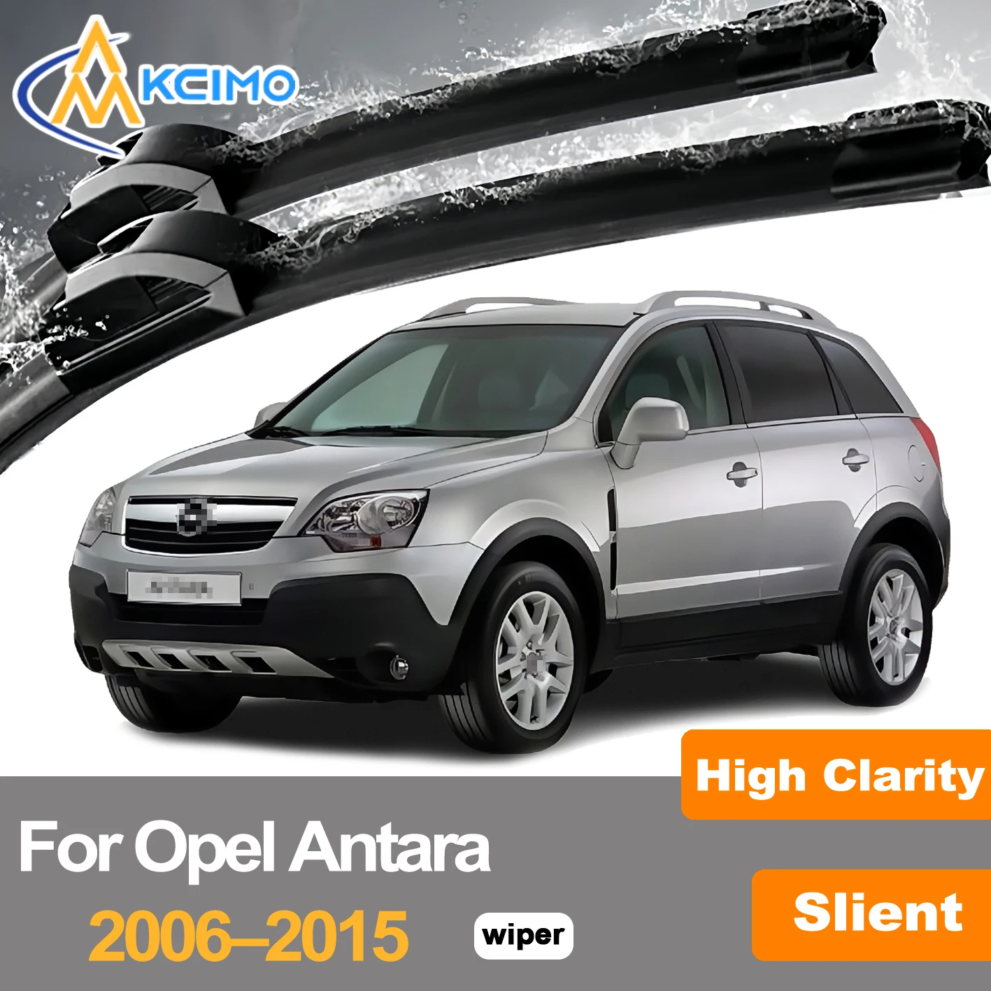 

Front Windshield Wiper Blades Set(Pair) For Opel Antara/L07/CG (Holden) 2006–2015 Vauxhall Antara Exact Fit All-Weather Rubber