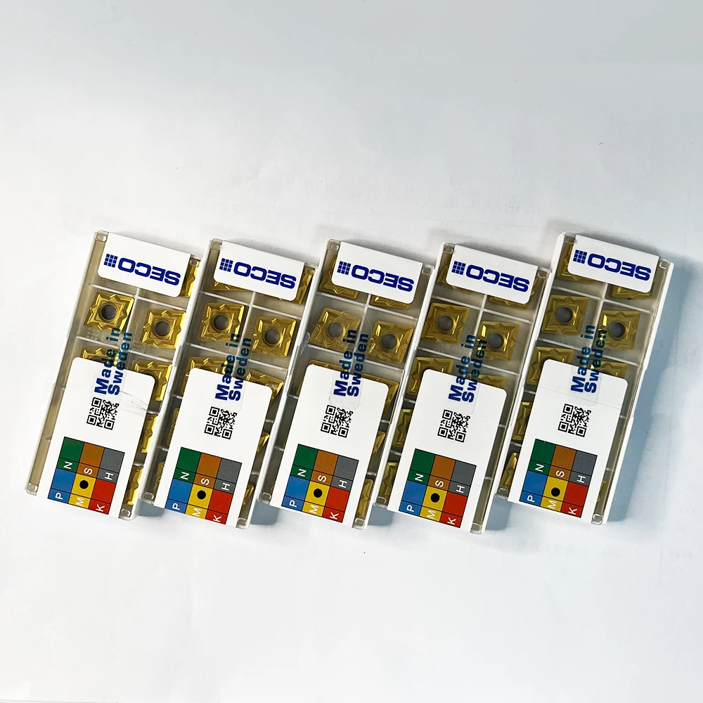 Asli CNMG120408-MF1 CP500 CNC Karbida Sisipan untuk Baja