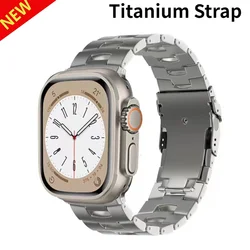 63g Oracle Titanium Metal Strap For Apple Watch Ultra 10 9 8 7 6 5 4 SE Bracelet Band iWatch 49mm 46mm 45mm 41mm 44mm 40mm 42mm