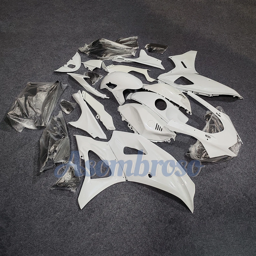 ABS Plastic Bodywork for Yamaha R7 2022 2023 2024 YZF700 YZF-R7 Injection Motorcycle Fairing Kits Parts Pearl White
