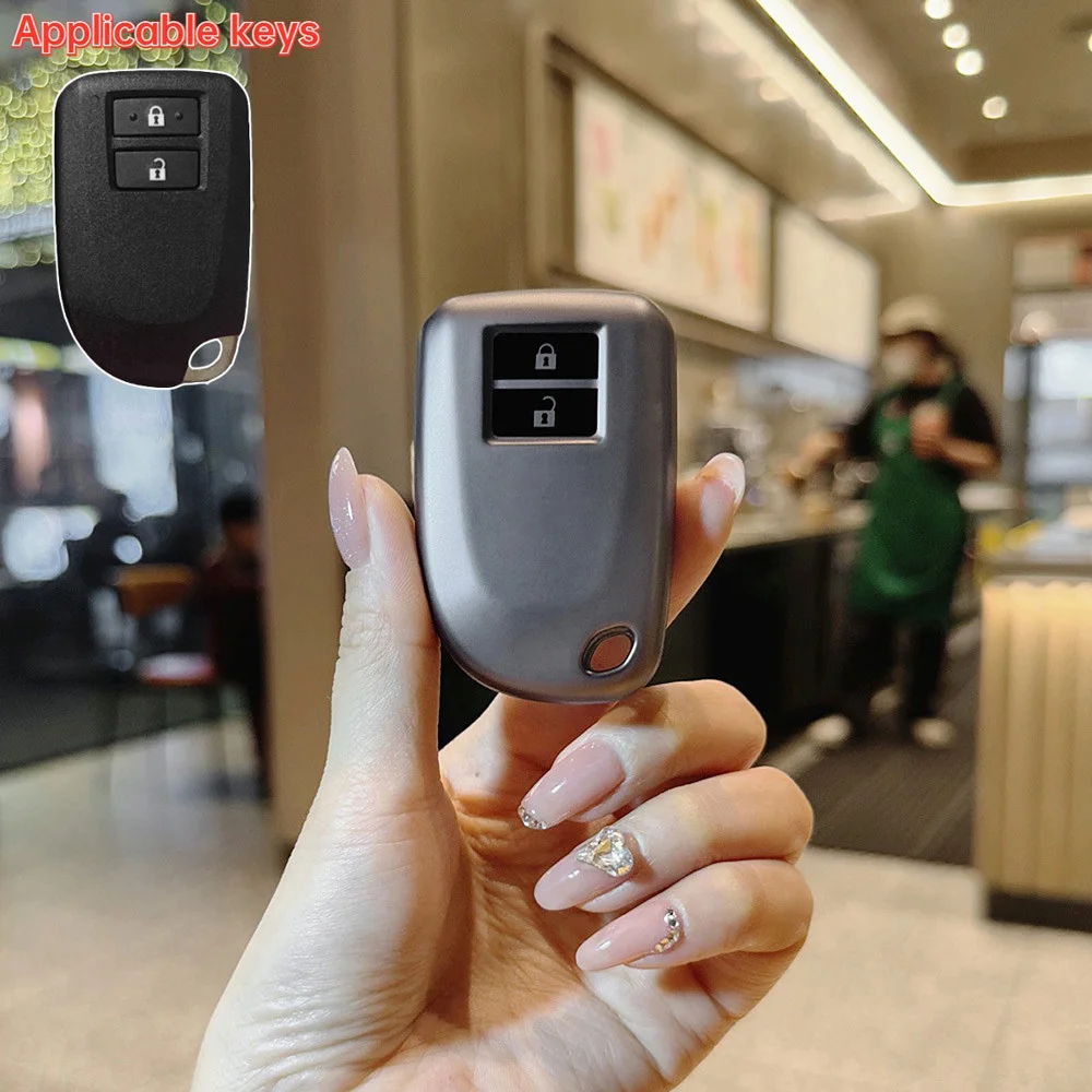 2/3 Buttons TPU Car Smart Key Protective Case Cover Fit for Toyota Yaris X Hiace Vios Verso Camry Corolla Accessories