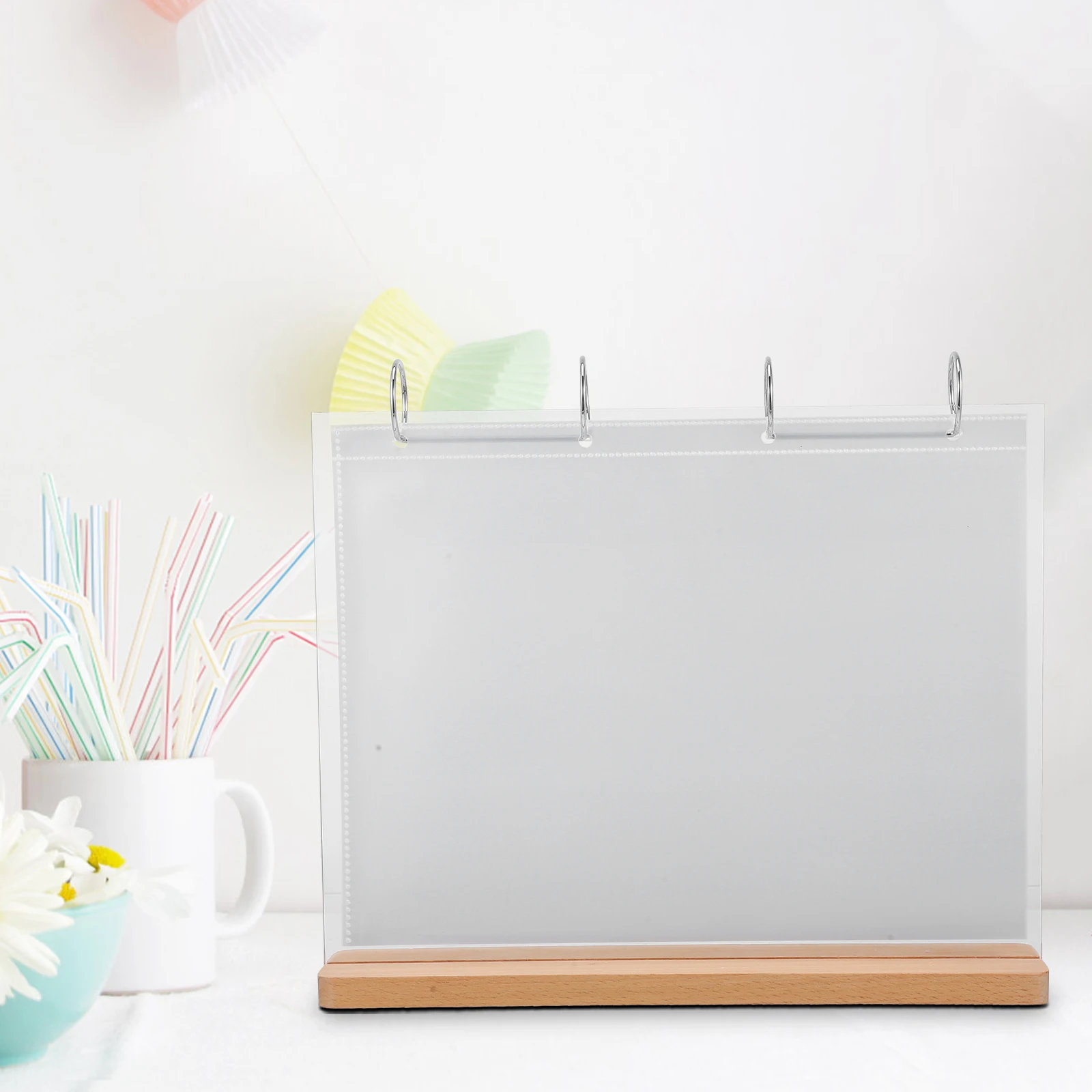 

Menu Display Stand Restaurant Sign Bracket Card Holder Acrylic Holders for Tables Desktop