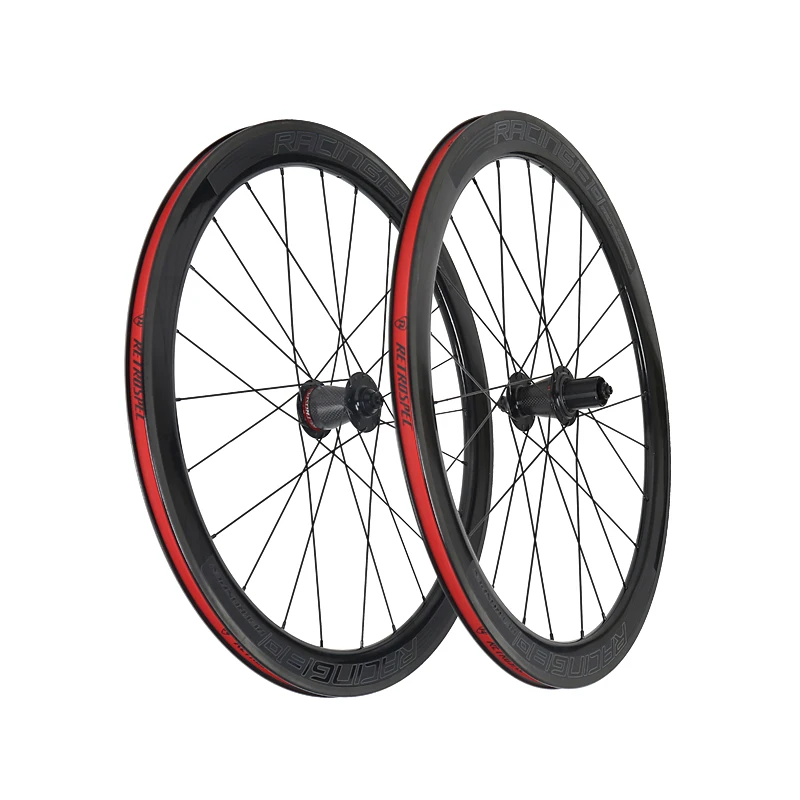 

700C Clincher Bicycle Wheels 50mm Quick Release Or Thru Axle Carbon Road Bike Wheelset